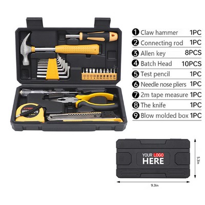 25-Piece Household Tool Kit