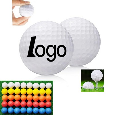 2'' Custom PU Foam Practice Golf Ball Stress Reliever