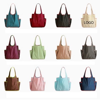 Large Capacity Waterproof Folding Shopping Bag