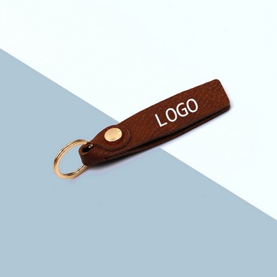 Vintage Leather Keychain