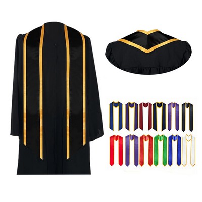 Graduation Stole/Sash With Trim