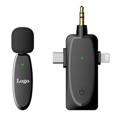 Wireless Mini Lapel Short Video Streaming Audio Microphone