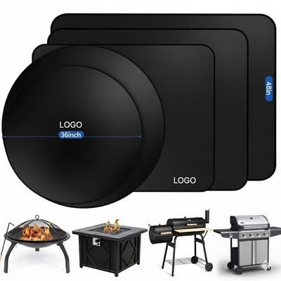 Fiberglass Fireproof Camping Mat and Heat Insulation Pad Flame Retardant Ground Cover Outdoor BBQ