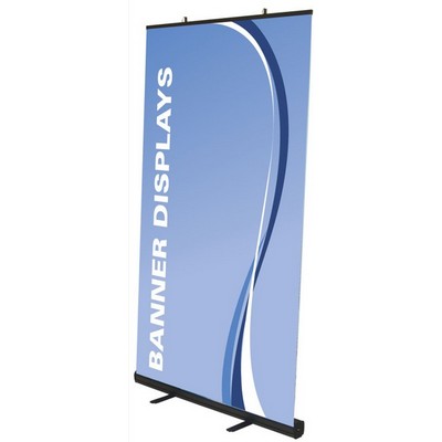 47" x 78" Retractable Banner Stand with Vinyl Banner - Full Color Print