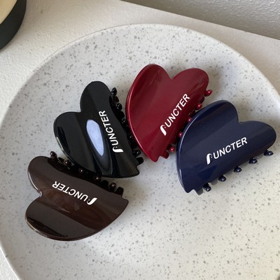 2.8" L Love Shape Hair Clips for Women