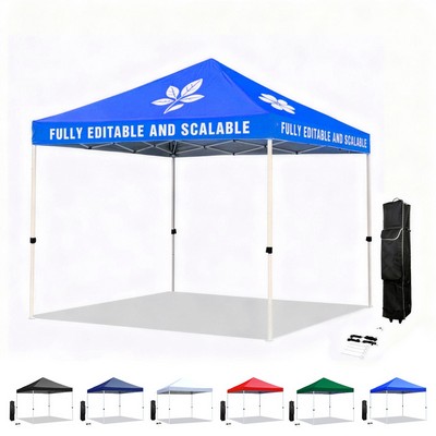 10' x 10' Heavy-Duty Pop-Up Tent – Ocean