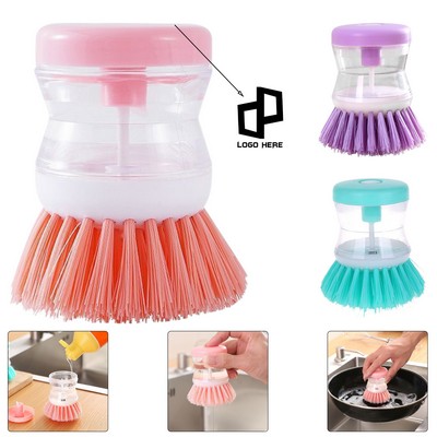 Dish Pot Brush With Soap Dispenser