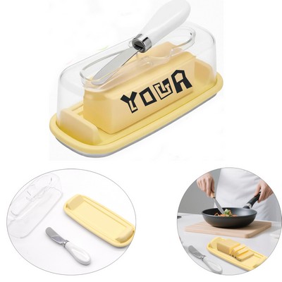Butter Dish With Lid Knife