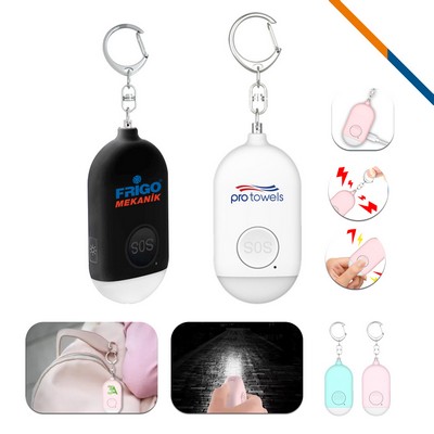 Senki Rechargeable LED Flashlight Keychain Alarm