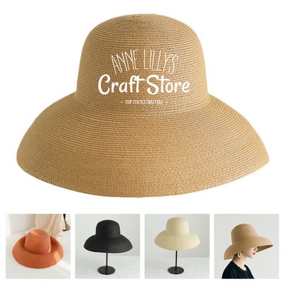 Summer Wide Brim Straw Sun Hat