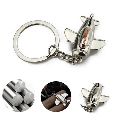 Compact 3D Airplane Keyring