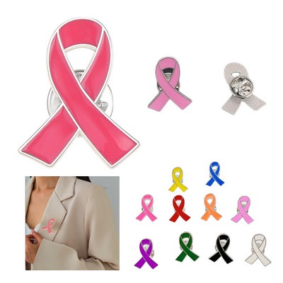 Multi-Color Awareness Ribbon Lapel Pins