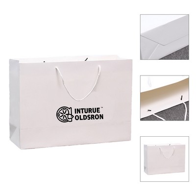 Custom Matte Laminated Euro Tote Bag 13.75" x 4" x 11"