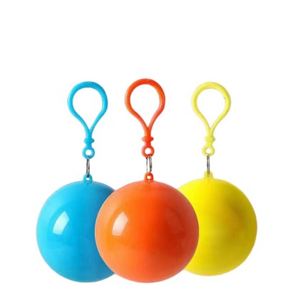 Pocket Poncho Keychain Raincoat