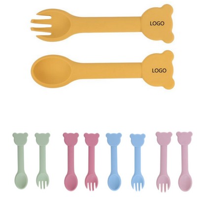 Baby Silicone Spoon Set