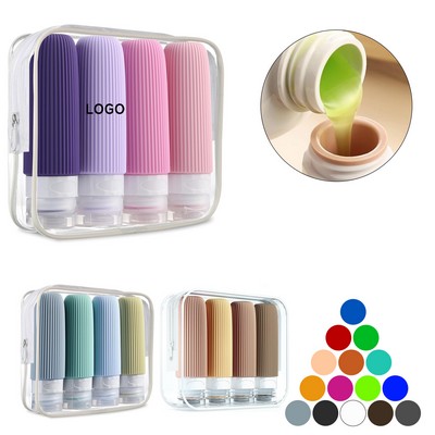 4 Pack 3 Oz Travel Bottles For Toiletries