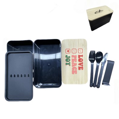 Wheat Straw Lunch Box Set