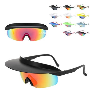 Brimmed Riding Sunglasses