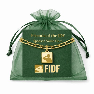 Paperclip Link Charm Bracelet