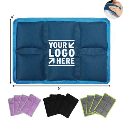 4-Pack Reusable Gel Ice Packs for Sports & Picnics