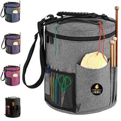 Compact Knitting Organizer Bag