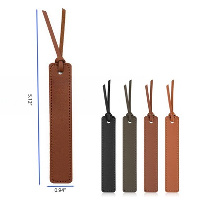 Leather Bookmark with Rope