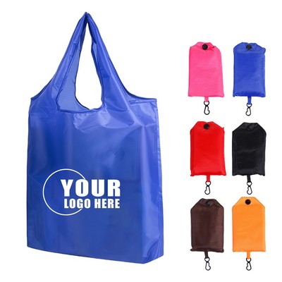 Eco-Friendly Foldable Shopping Bag With Hooks 18.9"×14.4"