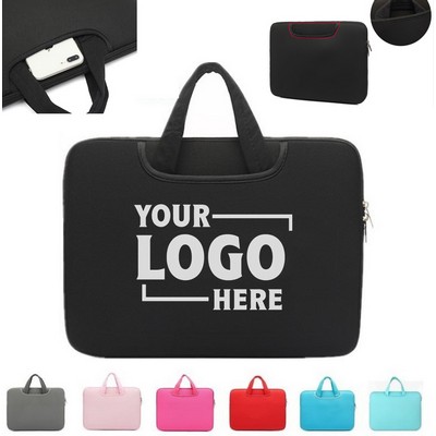 Custom laptop sleeve with Hidden Handles