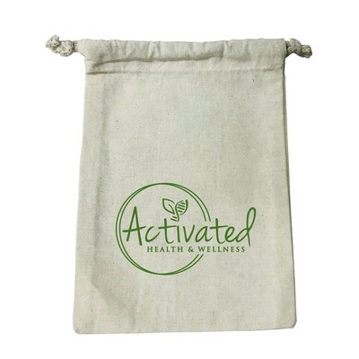 Cotton Drawstring Pouch (6" x 8")