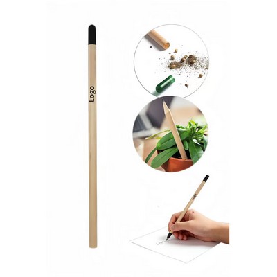 Wood-Based Biodegradable Seed Pencil