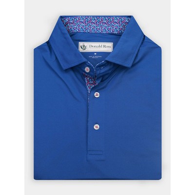 Donald Ross Salem- Baby Pique Solid W Placket Balloon Dog