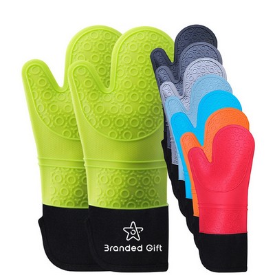Extra Long Professional Silicone Oven Mitt