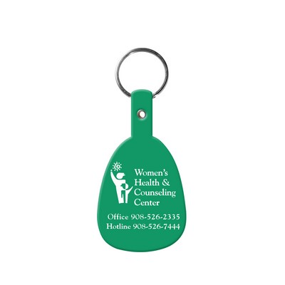 Oval shaped Flexible Key Tag
