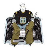 Hockey Goalie Lapel Pin