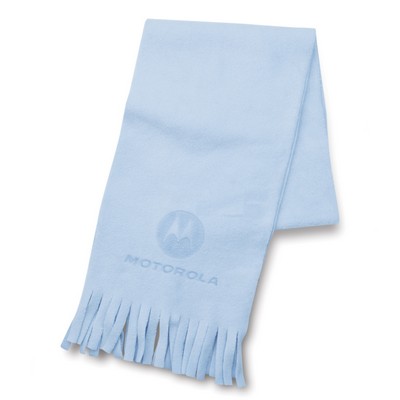 Anti-Pill Polar Fleece Scarf w/Fringes