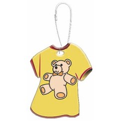Teddy Bear T-Shirt Zipper Pull