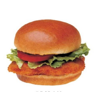 Chicken Sandwich Promotional Magnet w/ Strip Magnet (12 Square Inch)