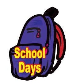 School Days Backpack Executive Magnet w/ Full Magnetic Back (4 Square Inch)