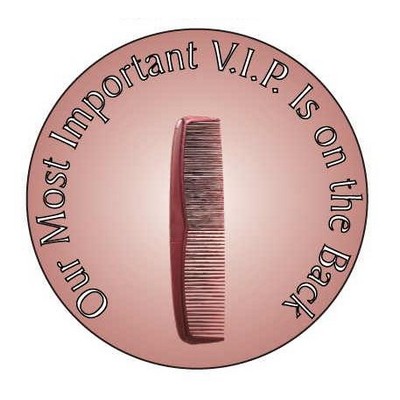 Comb Hand Mirror (2½" Diameter)