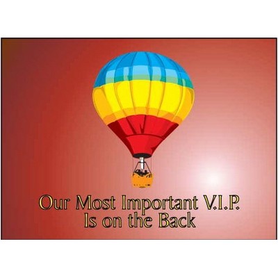 Hot Air Balloon Rectangle Hand Mirror (2"x3")