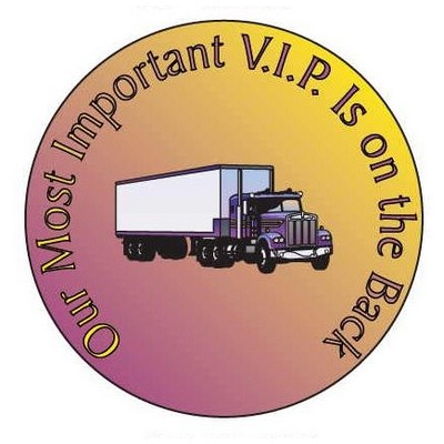 Diesel Truck Round Hand Mirror (2½" Diameter)