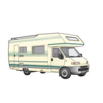 Recreational Vehicle 2 Promotional Magnet w/ Strip Magnet (12 Square Inch)