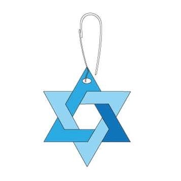 Star Of David Zipper Pull