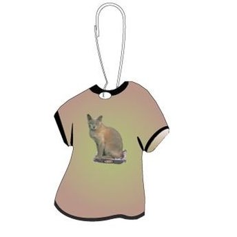 Burmese Cat T-Shirt Zipper Pull