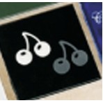 Black Ceramic Tile (4"x4")