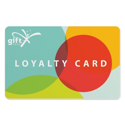 .030 Premium Wallet Card in PVC Plastic & Compressed Lamination, Full Color