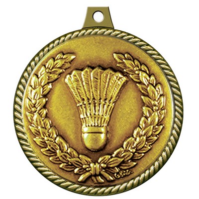 Stock Medal w/ Rope Border (Badminton) 2 1/4"