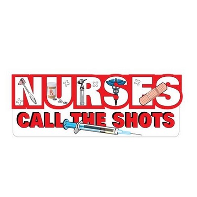 Nursing Slogan Executive Magnet w/ Full Magnetic Back (10 Square Inch)