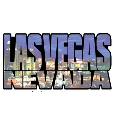 Las Vegas City Scape Maxi Magnet (4 Square Inch)