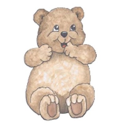 Bear Cub Maxi Magnet (4 Square Inch)